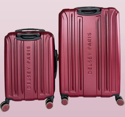 Delsey Paris - Carry-on Luggage - Dark Red